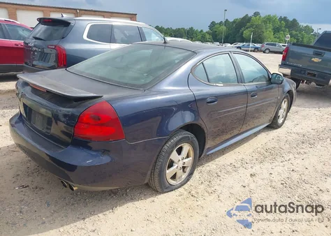 2008 Pontiac Grand Prix z USA, uszkodzony, nr VIN 2G2WP552681164838